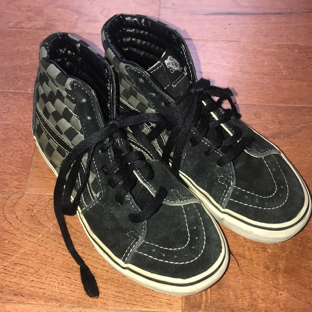 Vans high tops -checkered